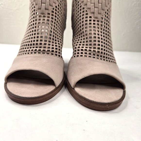 Vince Camuto Cream Ankle Booties - Picture 4 of 11